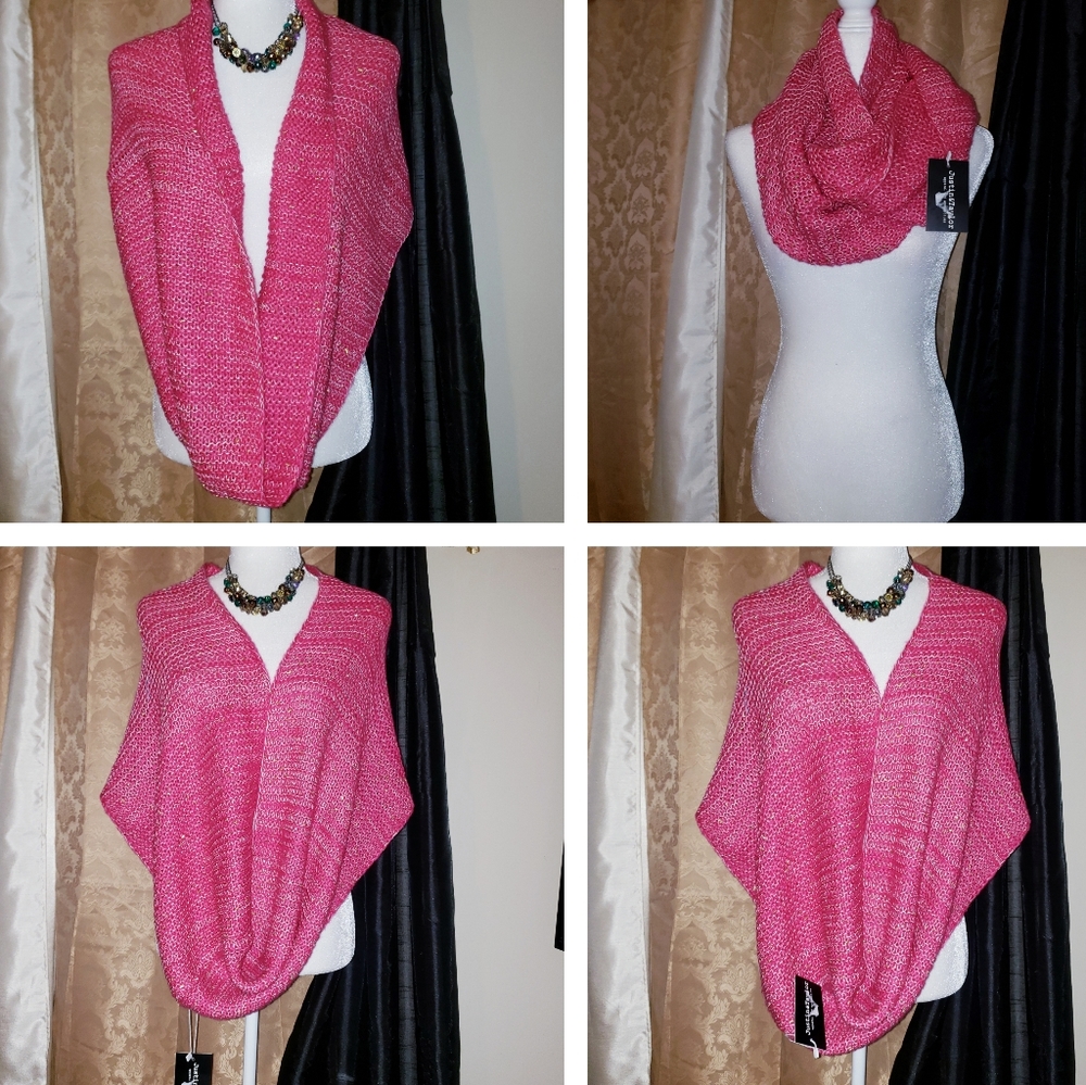 Justin&Taylor Pink Scarf Wrap